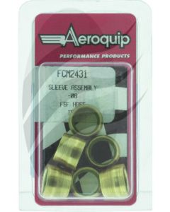 VintageAir Pack 6 8 Brass Olive Ferrule Packet Of 6