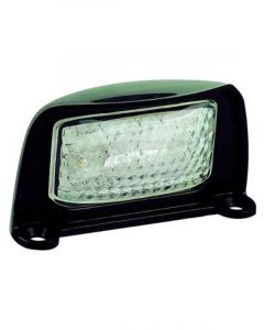 Autolamps LED Licence Plate Lamp 12/24V Black 40Cm Cable 76X41X27mm Pck