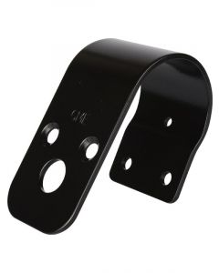 GME Black Uhf Cb 50mm Wrap Around Bull Bar Bracket 3mm Stainless Steel