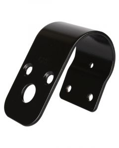 GME Black Uhf Cb 45mm Wrap Around Bull Bar Bracket 3mm Stainless Steel