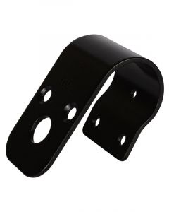 GME Black Uhf Cb 38mm Wrap Around Bull Bar Bracket 3mm Stainless Steel