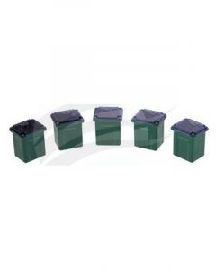 Jaylec Pack 5 Female Fusible Link Low Profile - J Type 40Amp Green