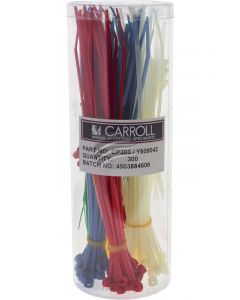Jaylec Pack 300 Cable Tie Canister Pack Mixed Col
