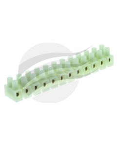 Jaylec Cable Connector Strip 12 Pole 30Amp 4.8mm [ref Narva 56282BL]