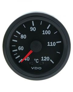 VDO Cockpit Vison Temp Gauge Mechanical 40-120C 2.6M Cap Length
