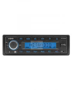 VDO Mp3 Rds Bluetooth Tuner 24V 4X 41W with USB & Aux Port, Fixed Face