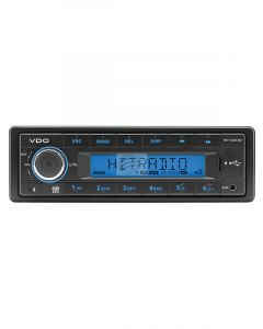 VDO Mp3 Rds Bluetooth Tuner 12V 4X 41W with USB & Aux Port, Fixed Face