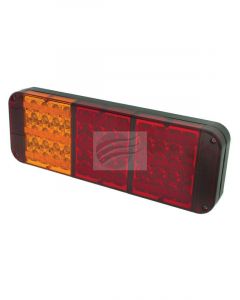 Jaylec LED Stop/Tail/Indicator Lamp 10-30V W/Reflector Black Housing