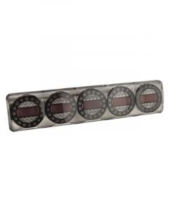Autolamps LED Stop/Tail/Indicator/Revers Lamp Maxilamp 12/24V Black Chrme