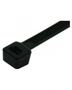 Jaylec Cable Tie 380mm X 4.8mm Black Nylon [ref Narva 56408] Pack 100