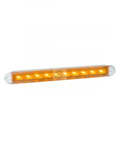Autolamps LED Front Indicator Strip Lamp 12V Clear Lens / Body 40cm