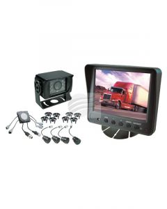 Jaylec 2 In 1 Reverse Camera Sys & Parking Sensors 12/24V 5.6" Tft Lcd