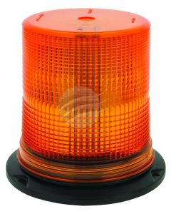 Jaylec LED Amber Rotating Beacon 12-80V 3 Bolt Mount Alloy Base Tall