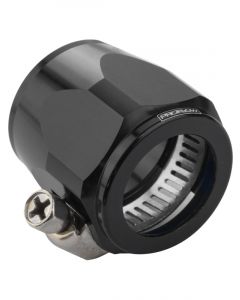 Proflow Aluminium Hex Hose Finisher Clamp 12.7mm ID, Black