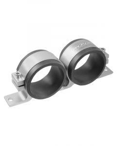 Proflow Fuel Pump Dual Mount Dual Bosch 044 Bracket, Silver