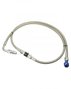 Proflow Turbo Oil Feed Stainless Braided Line Kit with Filter Ford
