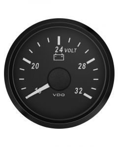 VDO Singleviu Voltmeter 24V 18 - 32V 52mm Diam Canbus Compatible