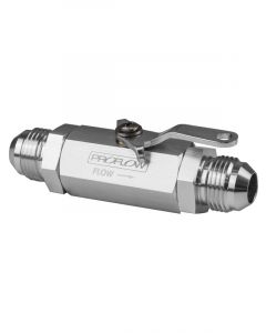 Proflow Valve, Shut-Off, Aluminium, Silver, -10 AN Male Threads,