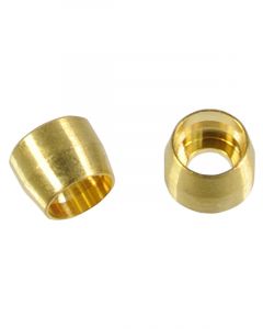 Proflow Brass Olive Insert Brass -03AN, 5Pk