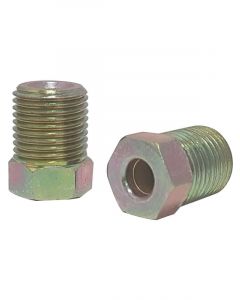 Proflow Brake Hard Line Tube Nut 7/16 x 24 Qty 2 for 3/16 pipe