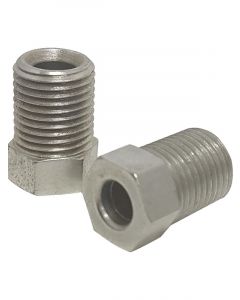 Proflow Brake Hard Line Tube Nut 10mm x 1.00mm Qty 2