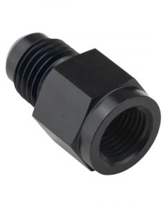 Proflow Female Adaptor 1/8in. NPT Straight To Male -03AN, Black
