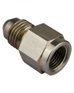 Proflow Female Adaptor 1/8in. NPT Straight To Male -03AN, Stainle