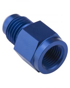 Proflow Female Adaptor 1/8in. NPT Straight To Male -04AN, Blue