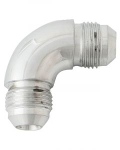 Proflow 90 Degree Union Flare Adaptor Fitting -12AN, Polished