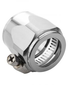 Proflow Aluminium Hex Hose Finisher Clamp 40.6mm ID, Silver
