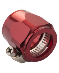 Proflow Aluminium Hex Hose Finisher Clamp 54mm ID, Red