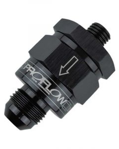 Proflow EFI Fuel Check Valve M12 x 1.25 To -08AN, Black