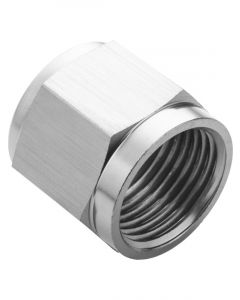 Proflow Aluminium Tube Nut AN For 5/8in. Tube, Silver