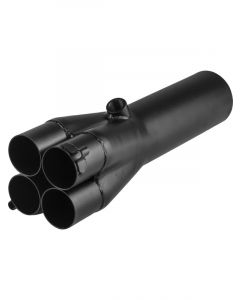 Proflow Exhaust Collector Slip On Steel Header 12in. x 2-1/2in. Pr