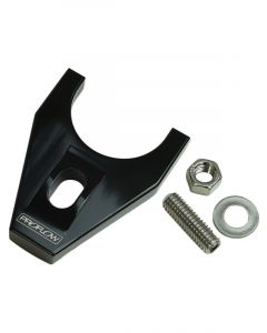 Proflow Distributor Hold-Down Clamp, Billet Aluminium, Black, Stud