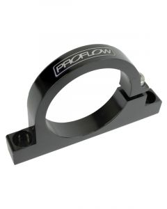 Proflow Fuel Filter Brackets, Single 61mm hole, Aluminium, Black