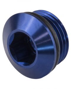 Proflow AN Port Plug, Low Profile Allen Key M12 x 1.50, Blue