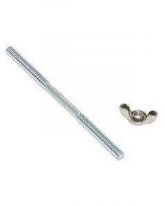 Proflow Air Cleaner Stud 5in. 1/4-20 with Wing Nut