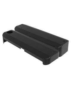 Proflow Ignition Coil Covers, LS, Fabricated Aluminium, Black Powde