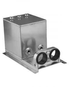 Proflow Fuel Surge Tank Fabricated Aluminium, Square, 044 Pump Mounts,