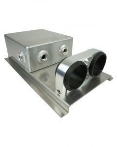 Proflow Fuel Surge Tank Fabricated Aluminium, Square Slim, 044 Pump Mo
