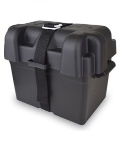 Proflow Universal Battery Box Plastic 260L180W x 200H, Suit Camping
