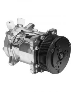 Proflow Air Conditioning Compressor, Sanden 508, Aluminium, Polish