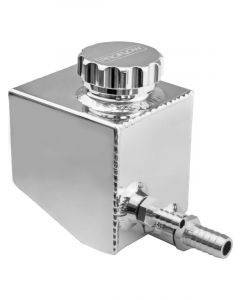 Proflow Power Steering Reservoir, Remote, Fabricated Aluminium Polish