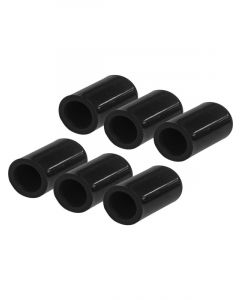 Proflow Silicone Vacuum Port Block Off 5/8in. x 6pc Black