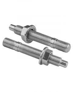 Proflow Turbocharger Studs, Hex Nuts, M10-1.25 x 70mm, Stainless
