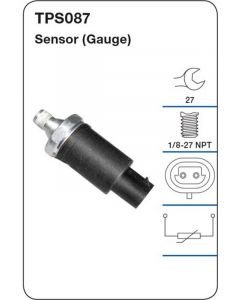 Tridon Oil Pressure Sensor Gauge