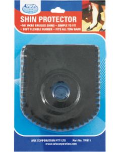 ARK Black Shin Protector Soft Rubber Fits Over Tow Bar Goose Neck Blister Pack