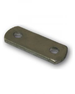 ARK Shackle Plate 9/16" Bolt Holes with 64mm Centres Black