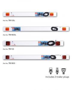 ARK Trailer Board 1.85M Complete W 8M Cable 3 Interchangeable Plugs Incandescent